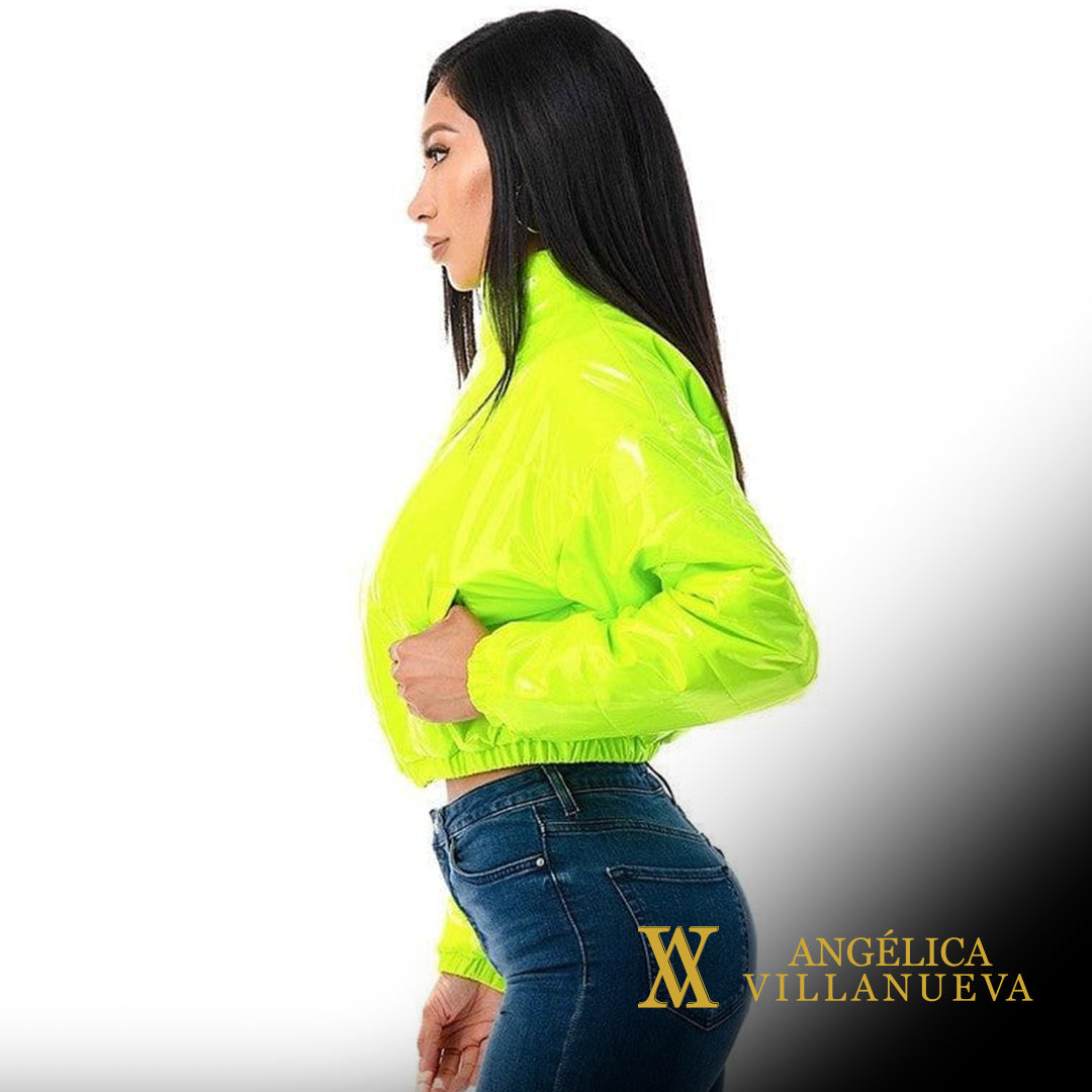 Alissa Verde Neón en Charol