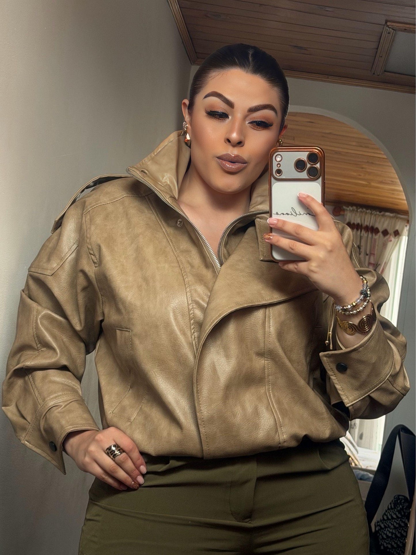 Chaqueta Durga Arena para Mujer 💛🏖️