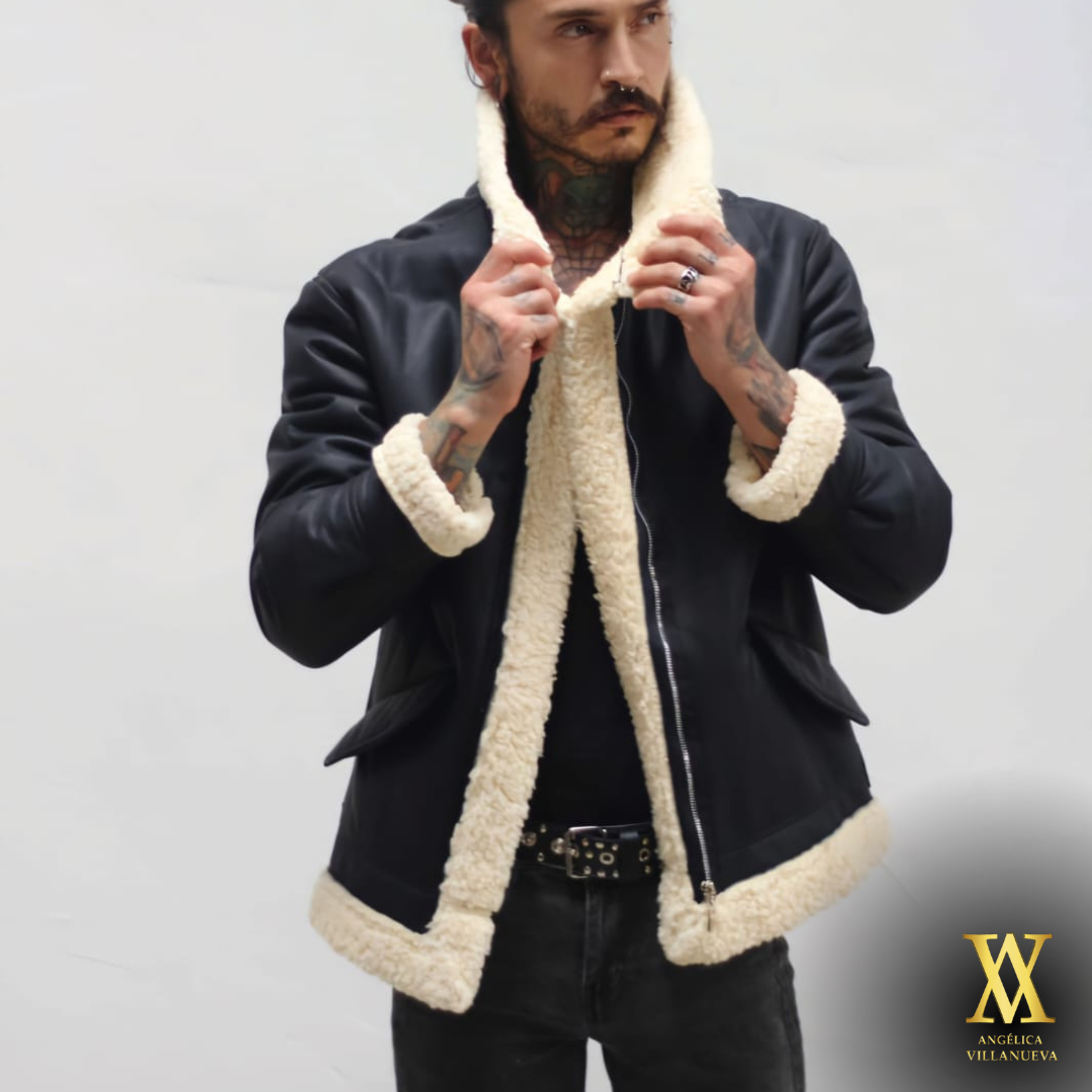Marte Negra con Beige Hombre
