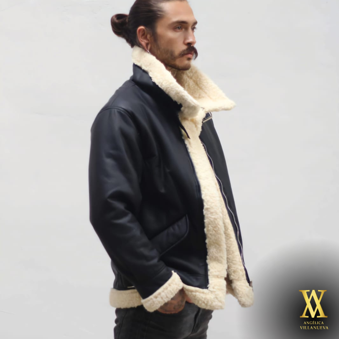 Marte Negra con Beige Hombre
