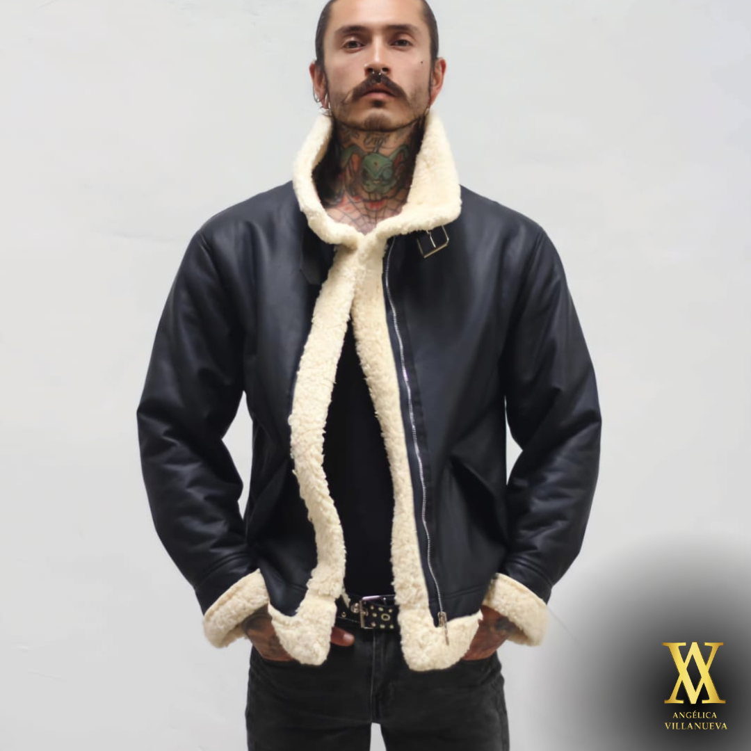 Marte Negra con Beige Hombre