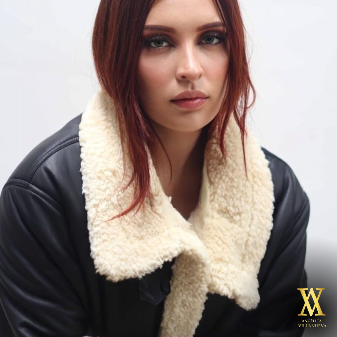Marte Negra con Beige Mujer