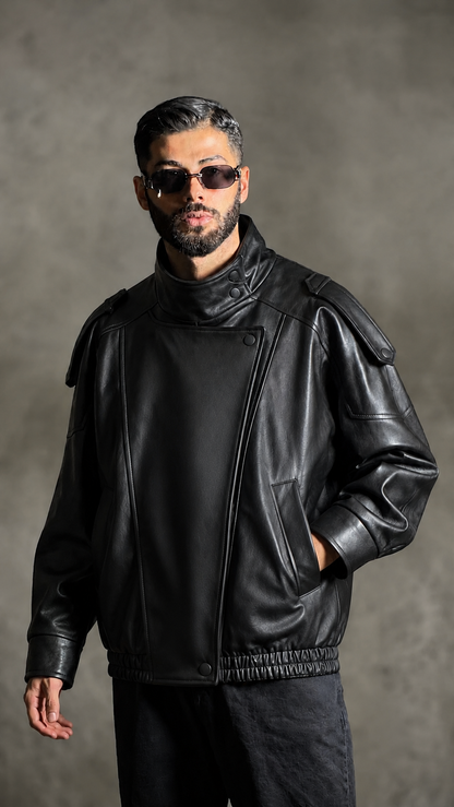 Durga Negra para Hombre | Cuero Vegano Premium