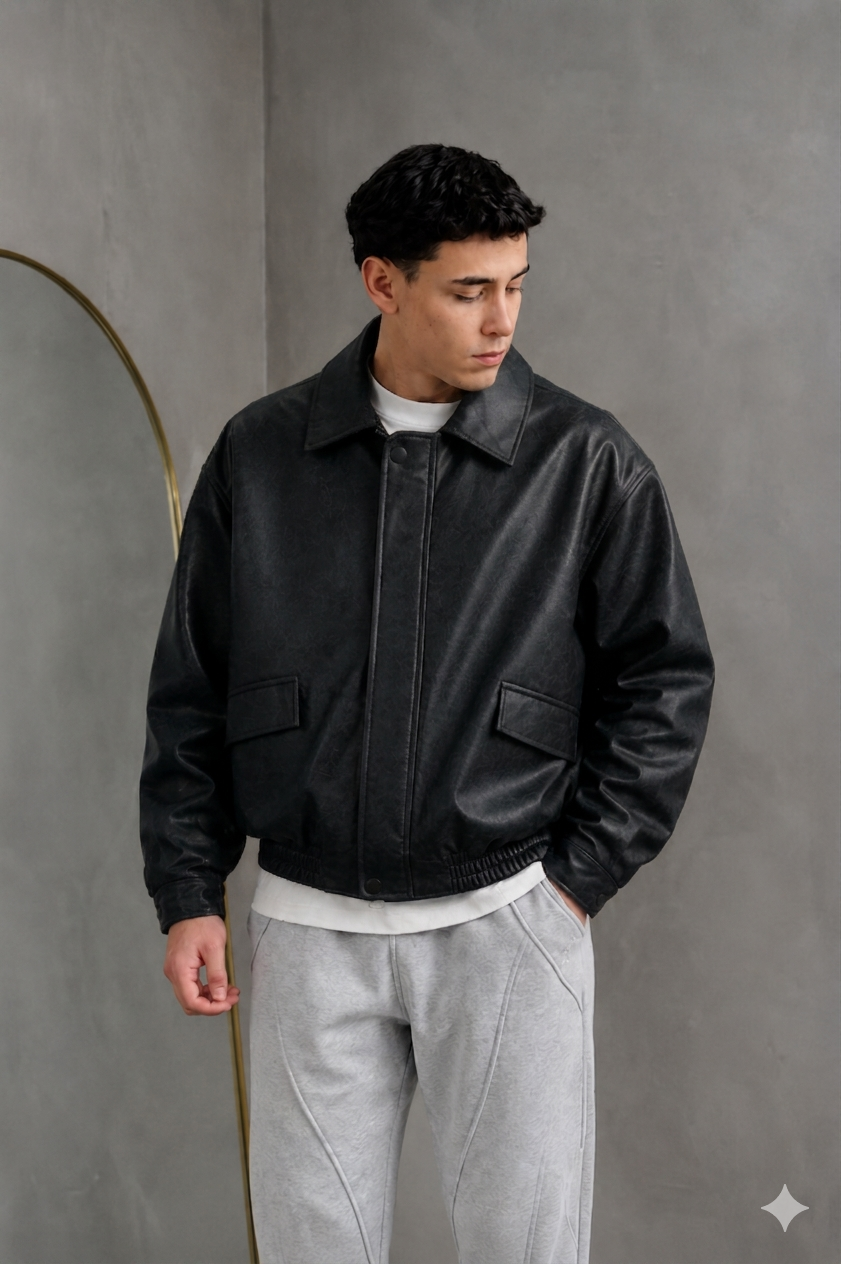 Afrodita Hombre ⬛🧥 Negro