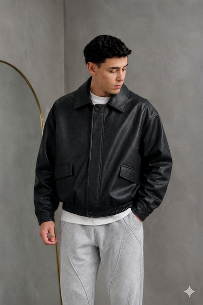 Afrodita Hombre ⬛🧥 Negro