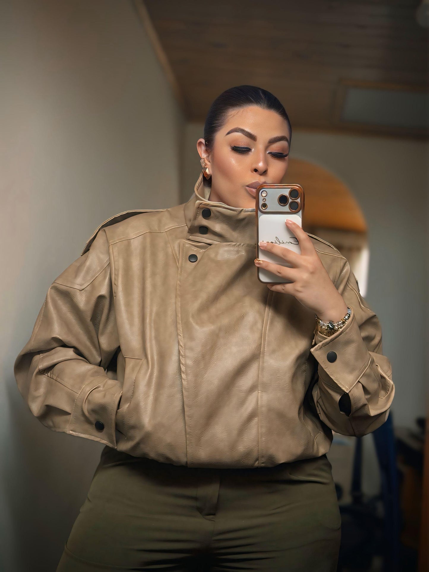 Chaqueta Durga Arena para Mujer 💛🏖️