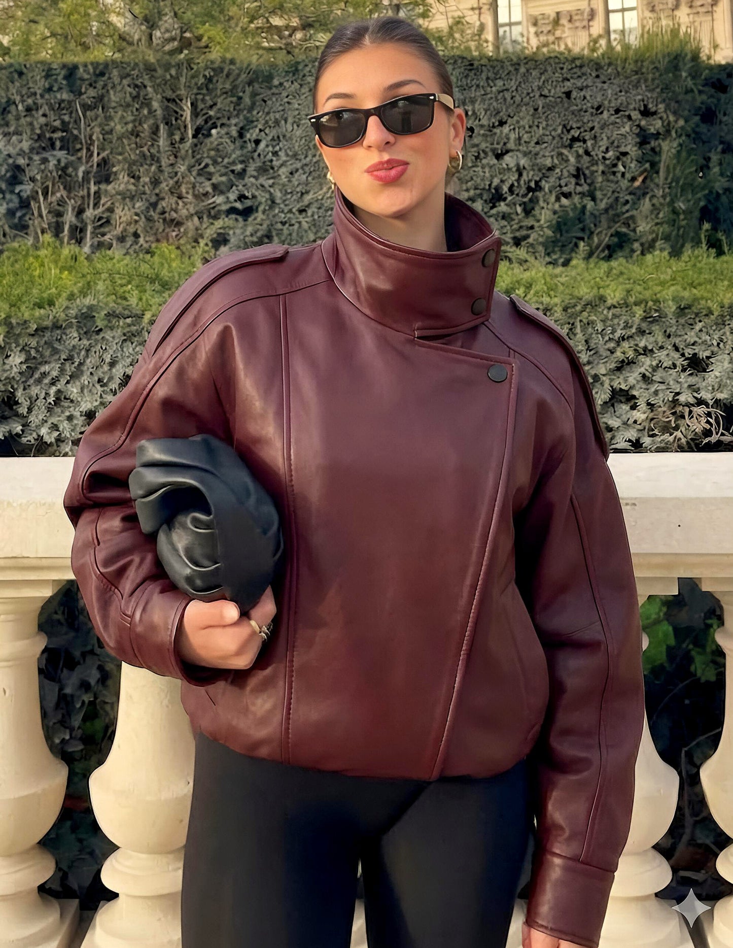 Chaqueta Durga Borgoña para Mujer ❤️🍷
