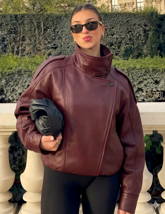 Chaqueta Durga Borgoña para Mujer ❤️🍷