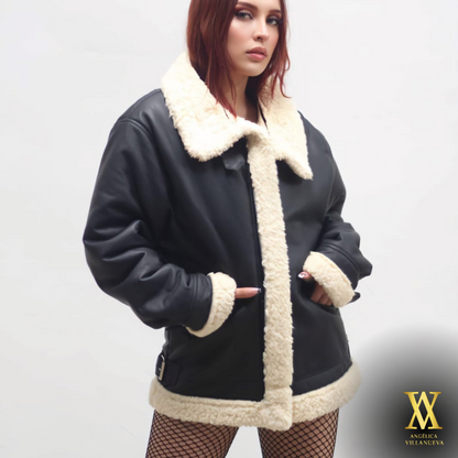 Marte Negra con Beige Mujer